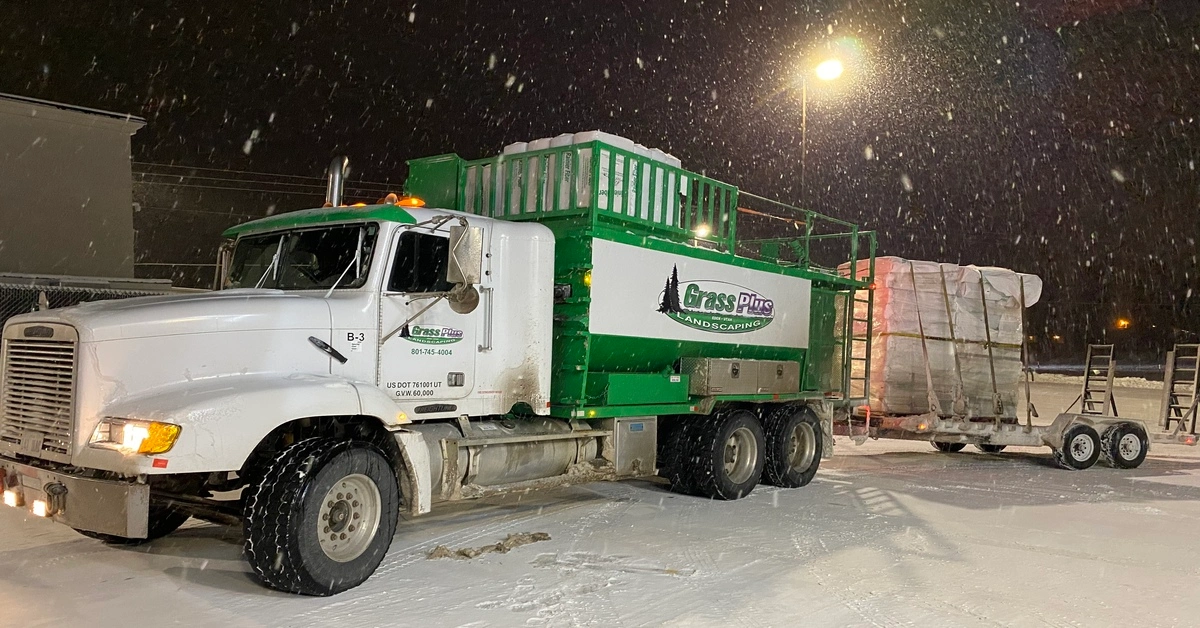 Grass Plus, Inc.'s snow removal machinery