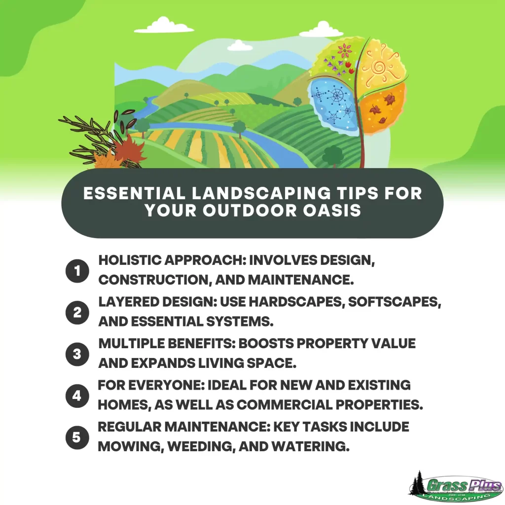 Essential Landscaping Tips for Your Outdoor Oasis - Grass Plus, Inc.