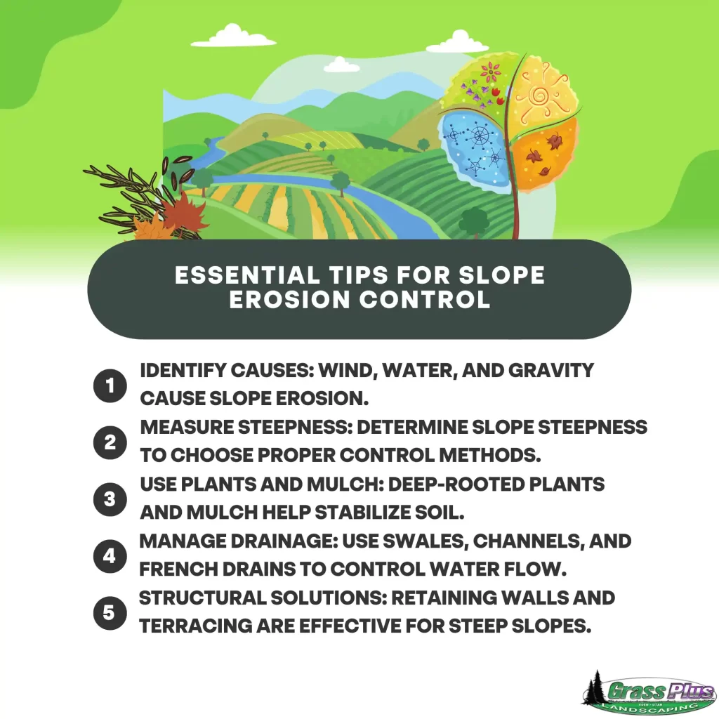 Essential Tips for Slope Erosion Control - Grass Plus, Inc.