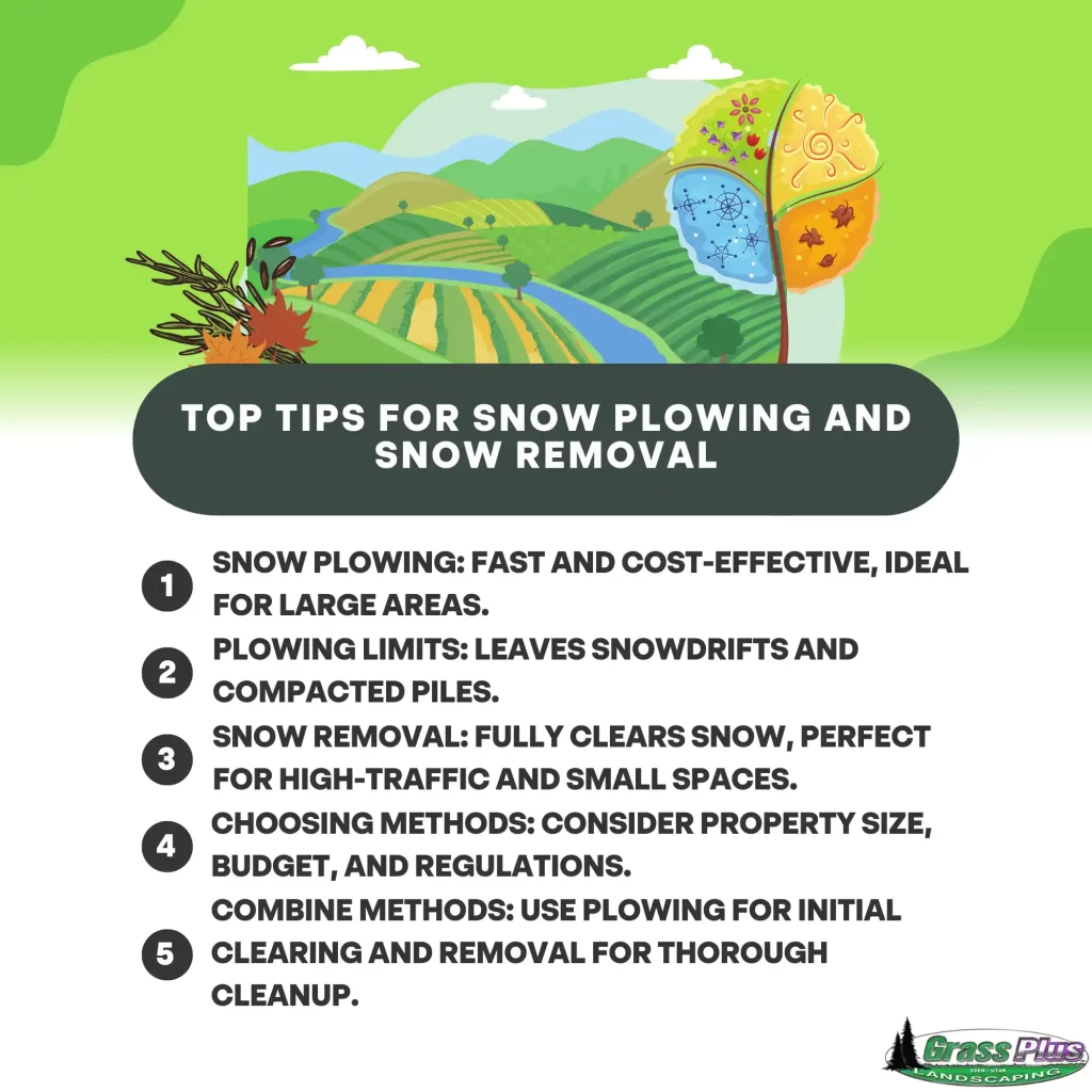 Top Tips for Snow Plowing and Snow Removal - Grass Plus, Inc.