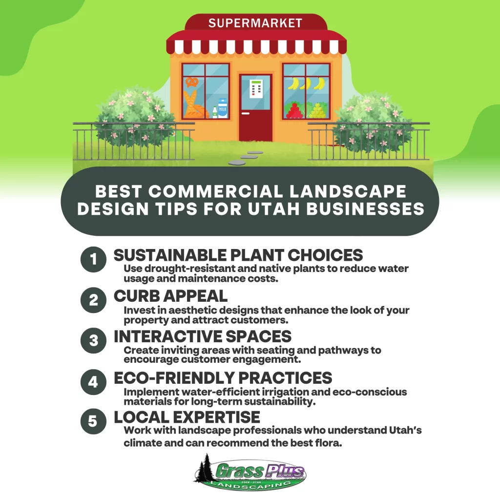 Best Commercial Landscape Design Tips for Utah Businesses - Grass Plus, Inc.