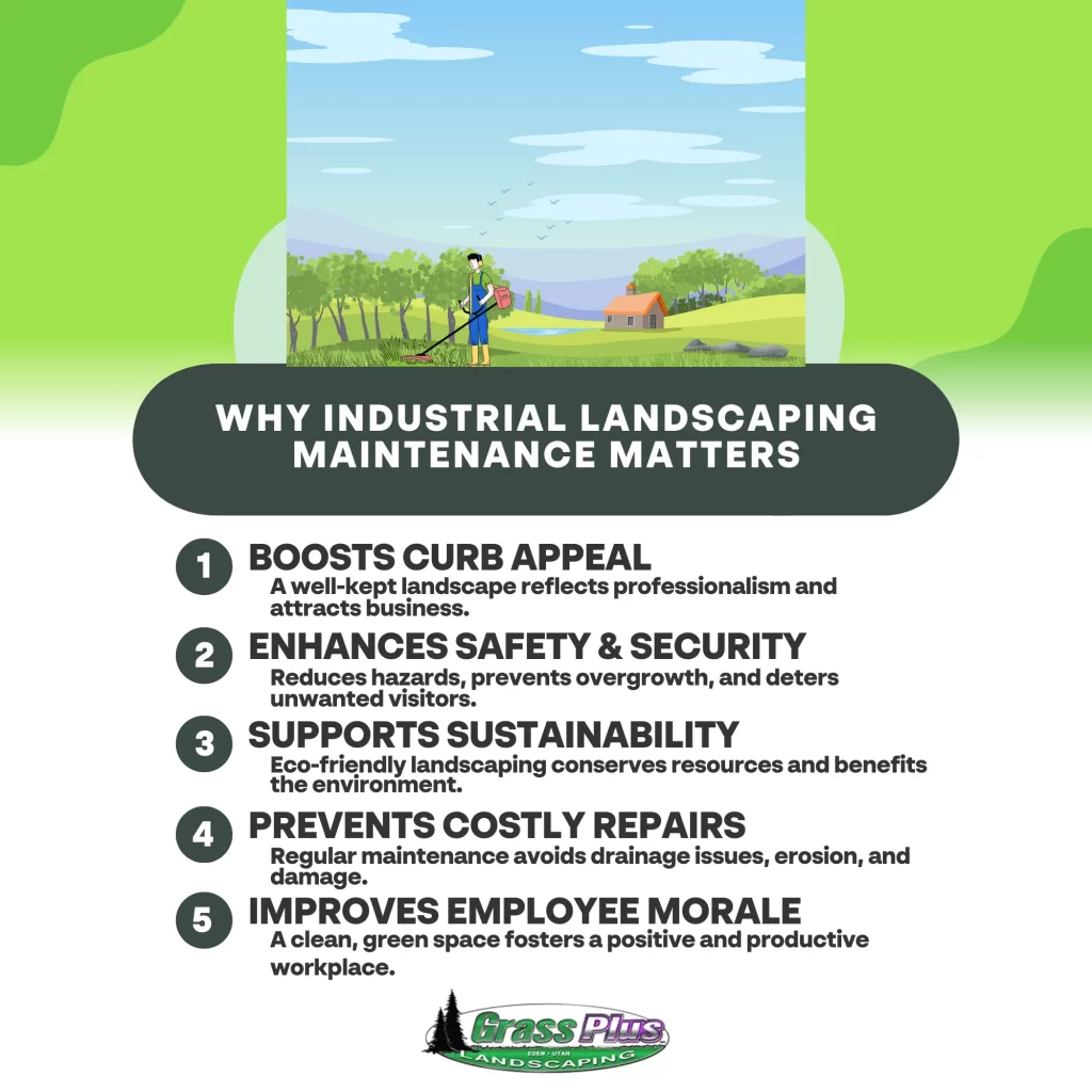 Why Industrial Landscaping Maintenance Matters 1080x1080 1 - Grass Plus, Inc.